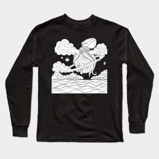 Space Octopus Long Sleeve T-Shirt